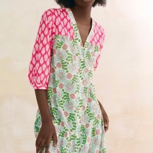Zara NWT Paloma Printed Midi Dress